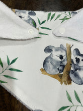 Load image into Gallery viewer, Bib &amp; Burp Cloth Set - Watercolour Koalas
